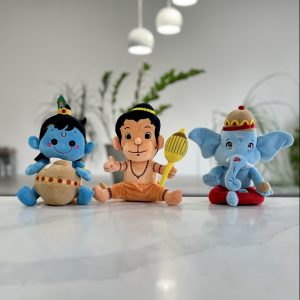 Ganesha, Krishna and Hanuman